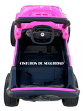 Montable Mini Rubicon 4x4 llantas de goma, con control remoto (Rosa)