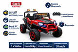 Montable ATV 4x4  con control remoto (Rojo)