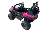 Montable Mini Jeep 016 Terreno 12v (Rosa) Con Control Remoto