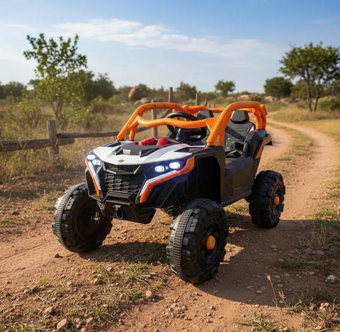 Montable Electrico 12v Mini Polaris Base Control Remoto (Naranaja)