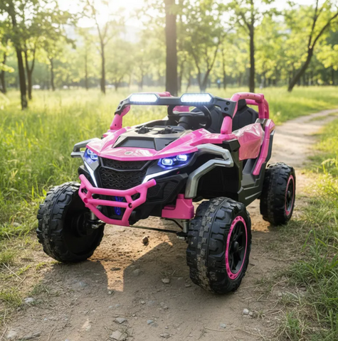 Montable Electrico 12v Mini Canam Base Control Remoto (Rosa)