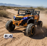 Montable Mini Canam 4x4 llantas de goma, con control remoto (Amarillo)