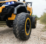 Montable Mini Canam 4x4 llantas de goma, con control remoto (Amarillo)