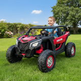 Montable 2118 Todo Terreno 24v 4x4 (Rojo) llanta de goma Con Control Remoto