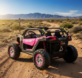 Montable 2118 Todo Terreno 24v 4x4 (Rosa) llanta de goma Con Control Remoto