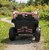 Montable Electrico 12v Mini Polaris Base 4x4 Control Remoto (Rosa)