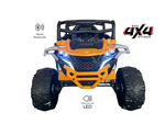 Montable Mini Canam 4x4 llantas de goma, con control remoto (Amarillo)