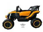 Montable Mini Canam 4x4 llantas de goma, con control remoto (Amarillo)