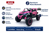 Montable Electrico 12v Mini Canam Base 4x4 Control Remoto (Rosa)