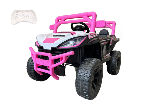 Montable ATV-903 4x4 llantas de goma, con control remoto (Rosa)