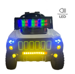 Carro Electrico Jeep Base Montable Infantil Control Remoto (Blanco)