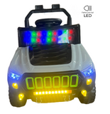 Carro Electrico Jeep Base Montable Infantil Control Remoto (Gris)